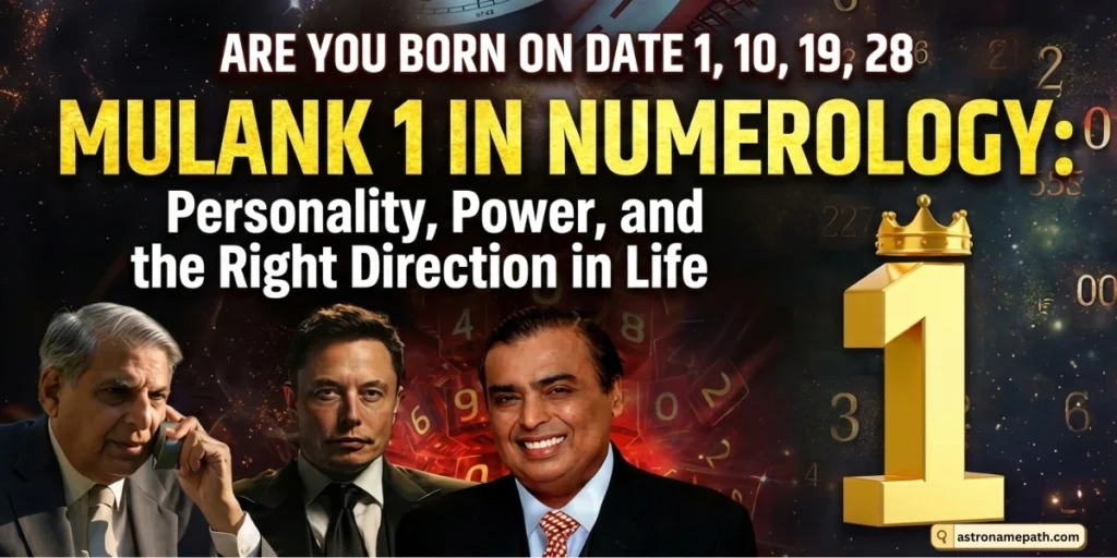 Mulank 1 in Numerology: Personality, Power, and the Right Direction in Life