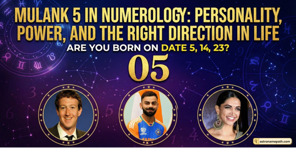 Mulank 5 in Numerology