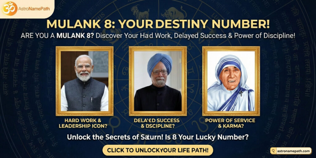 Mulank 8 in Numerology: Personality, Hard Work, Delayed Success, and the Power of Discipline