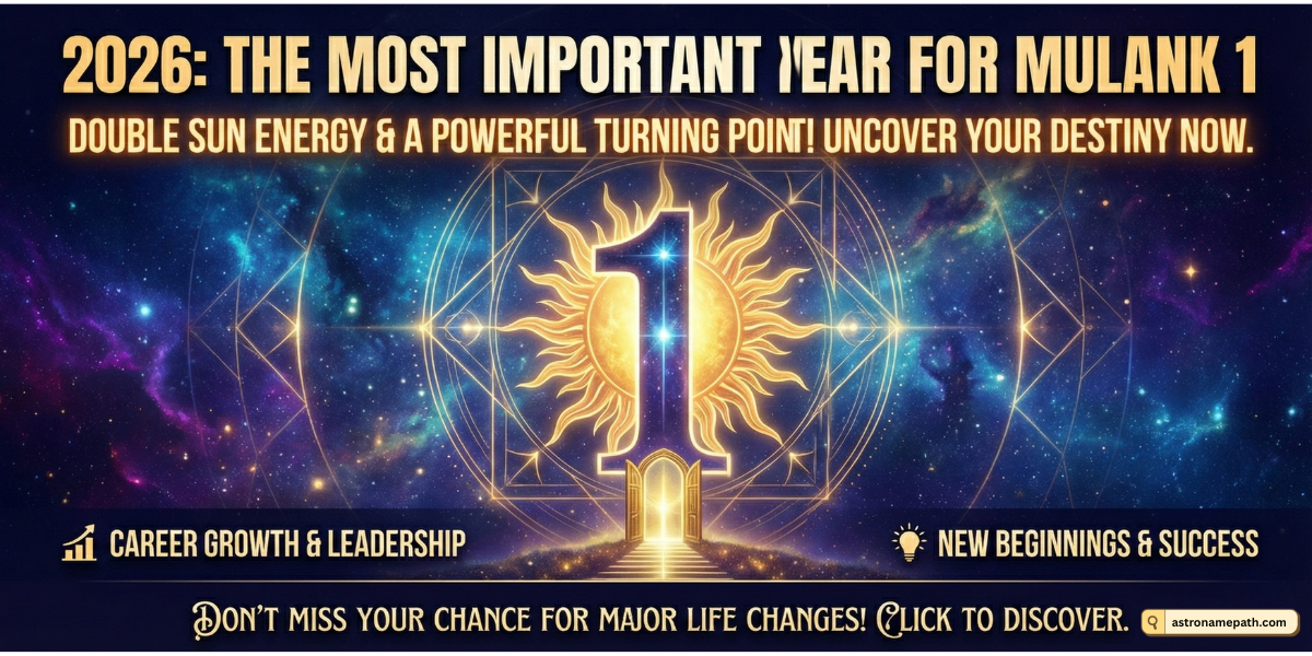 Mulank 1 in Numerology :2026