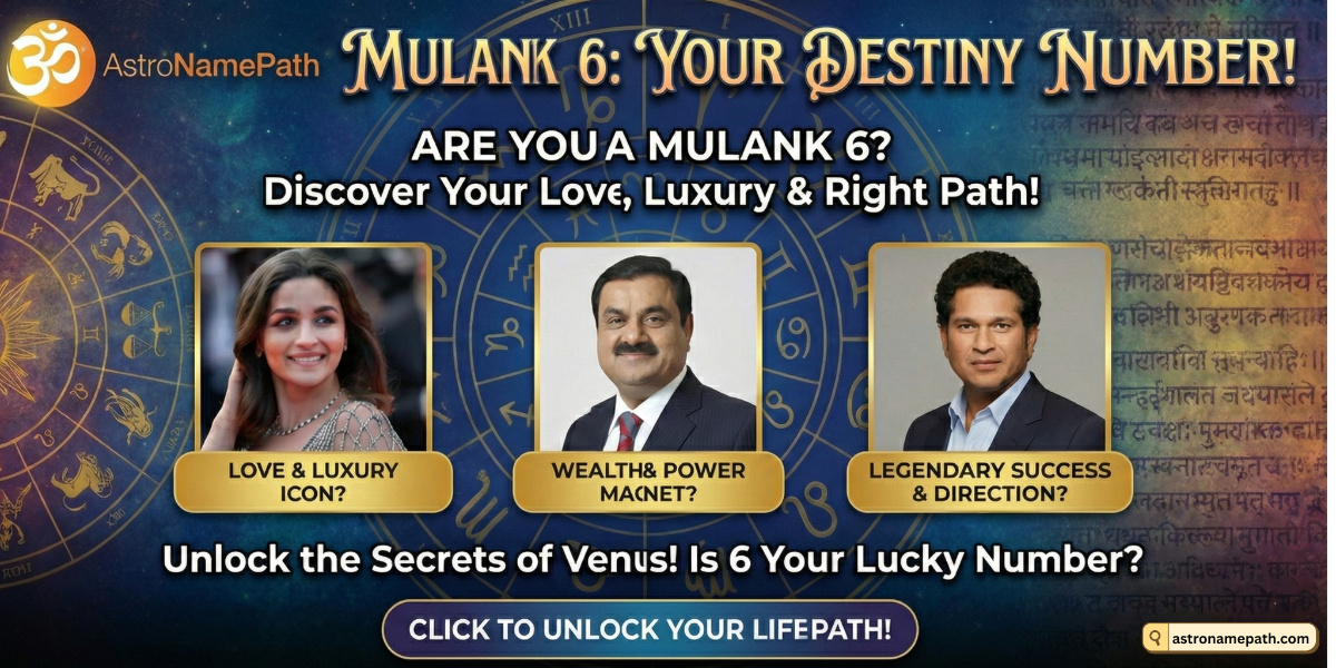 Mulank 6 in Numerology: Personality, Love, Luxury, and the Right Direction in Life